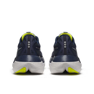Endorphin Trainer - Men by Saucony in navy and neon yellow, durable road running shoes built for speed and everyday training
