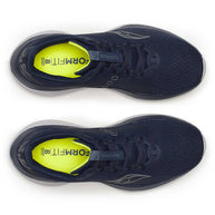 Endorphin Trainer - Men by Saucony in navy and neon yellow, high-tech durable road running shoes for speed and everyday training