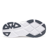 Guide 18 - Men by Saucony in white and grey with PWRRUN cushioning and CenterPath technology for road running and comfort