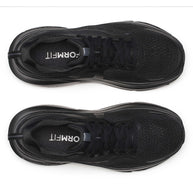 Guide 18 - Men by Saucony in black, lightweight road running shoes with PWRRUN cushioning and CenterPath technology for comfort and support