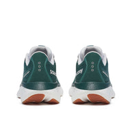Ride 18 - Men by Saucony in green and white lightweight running shoes with soft responsive cushioning ideal for road running