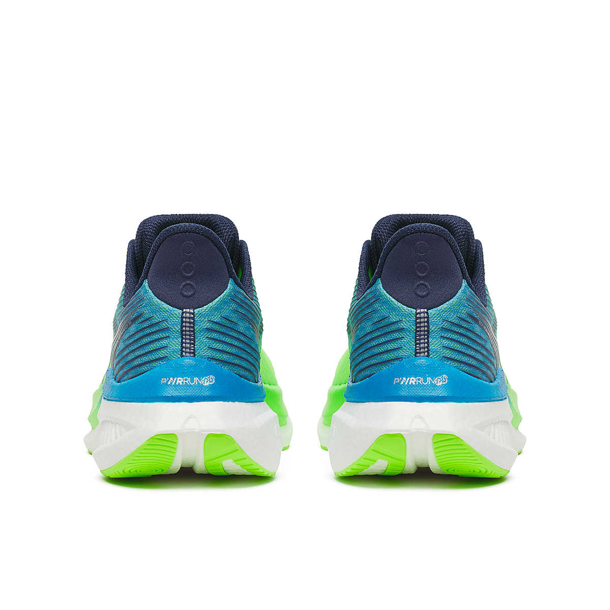 Endorphin Speed 5 - Men by Saucony in blue and green with PWRRUN PB cushioning and nylon plate for fast road running and racing