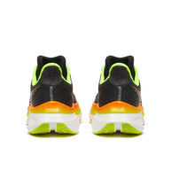 Endorphin Speed 5 - Men by Saucony in black, orange, and lime with nylon plate and PWRRUN PB cushioning for road running speed