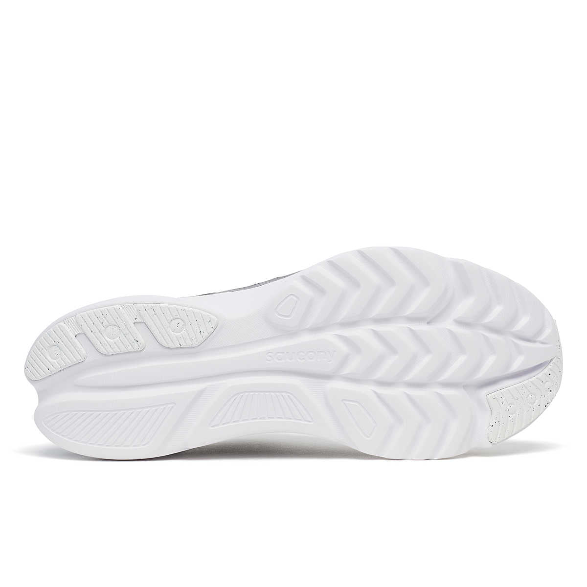 Kinvara 16 - Men by Saucony in white with PWRRUN cushioning, lightweight road running shoe designed for smooth, energized rides