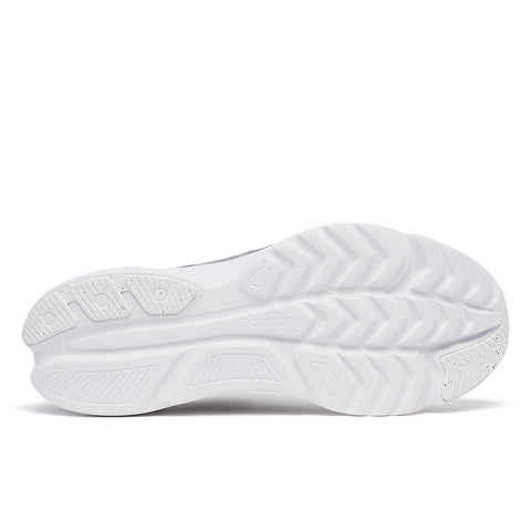 Kinvara 16 - Men by Saucony in white with PWRRUN cushioning, lightweight road running shoe designed for smooth, energized rides