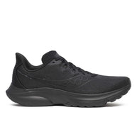 Kinvara 16 - Men by Saucony in black lightweight road running shoe with PWRRUN cushioning for a smooth, energized ride