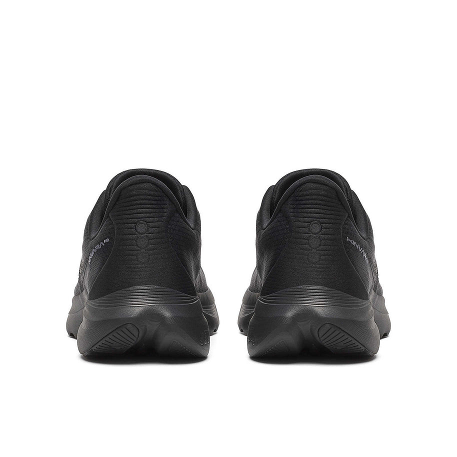 Kinvara 16 - Men by Saucony in black, lightweight road running shoes with PWRRUN cushioning for a smooth, energized ride