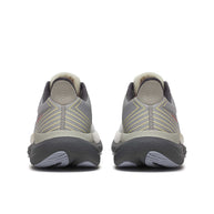 Triumph 23 - Men by Saucony in grey and beige with PWRRUN PB cushioning, lightweight road running shoes for long distance runs
