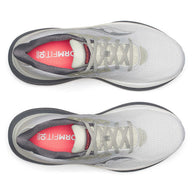 Triumph 23 - Men by Saucony in white and grey with PWRRUN PB cushioning, lightweight road running shoes designed for longer runs