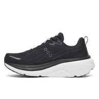 Hurricane 25 Wide - Men by Saucony in black and white with max cushioning and responsive superfoam for comfortable road running