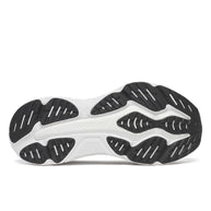 Hurricane 25 Wide - Men by Saucony in black and white with max cushioning and responsive superfoam for comfortable road running