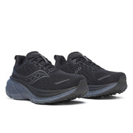 Hurricane 25 - Men by Saucony in black and grey with max cushioning and responsive superfoam, designed for comfortable road running