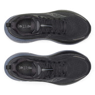 Hurricane 25 - Men by Saucony in black and dark grey with max cushioning and superfoam for comfortable road running