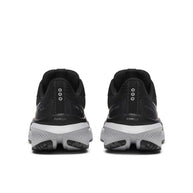 Echelon 10 - Men by Saucony in black and grey, cushioned road running shoe with stable base for comfort and walking protection