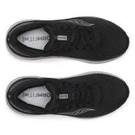 Echelon 10 X Wide - Men by Saucony in black with broad stable base and cushioned support, ideal for comfort running and walking