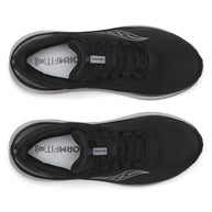 Echelon 10 Wide - Men by Saucony in black with broad stable base and cushioning, road running and walking shoe for comfort and protection