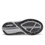 Echelon 10 - Men by Saucony in black and grey with broad stable base, cushioned road running and walking shoe for comfort and protection