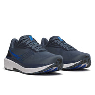 Echelon 10 - Men by Saucony in navy and black, cushioned road running shoe with broad stable base for comfort and protection