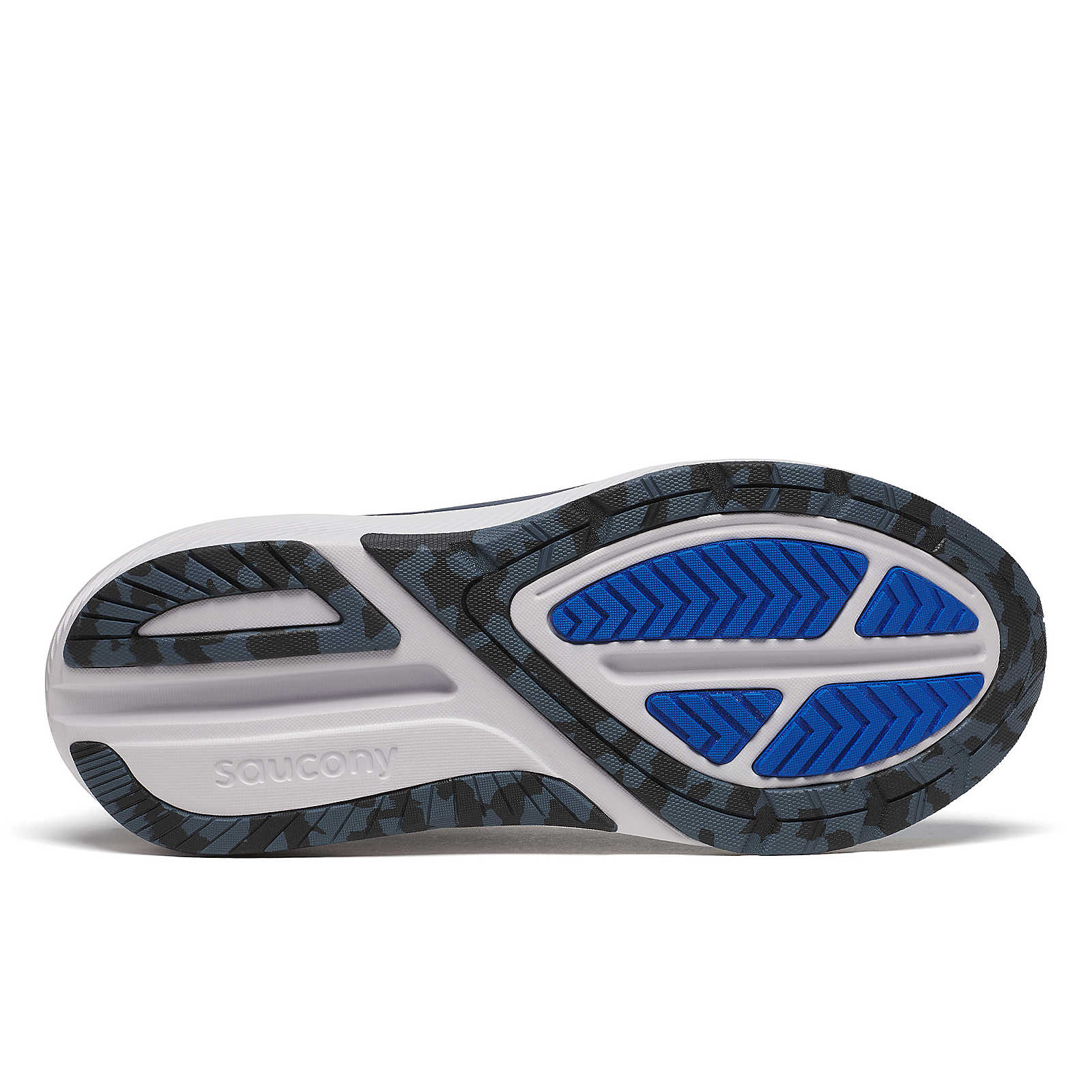 Echelon 10 - Men by Saucony in blue and black, road running shoe with stable base and cushioned protection for walkers and runners
