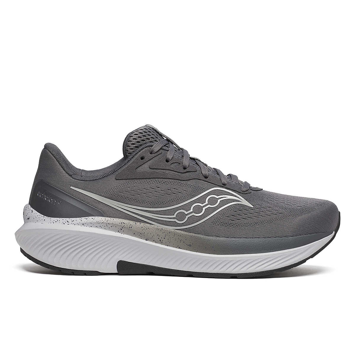 Echelon 10 X Wide - Men by Saucony in grey with broad stable base, cushioned support, designed for running and walking comfort and protection