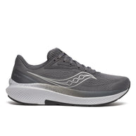 Echelon 10 - Men by Saucony in grey with broad stable base, cushioned road running shoe ideal for walking and comfort protection