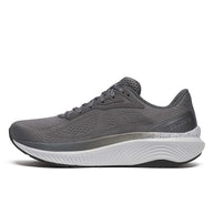 Echelon 10 - Men by Saucony in dark grey with broad stable base and cushioned sole for comfort in running and walking