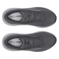 Echelon 10 - Men by Saucony in dark grey with broad stable base, cushioned road running shoe designed for comfort and protection