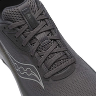 Echelon 10 - Men by Saucony in dark grey with cushioned, broad stable base designed for comfortable road running and walking