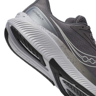 Echelon 10 - Men by Saucony in grey and white, cushioned road running shoe with broad stable base for comfort and protection