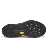 Saucony Peregrine 16 - Men black Vibram Megagrip outsole with rugged traction for trail running and outdoor terrain stability