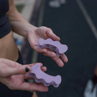 Correct Toes Sport in lavender by Correct Toes, toe spacers designed to improve natural toe alignment for injury prevention in sports