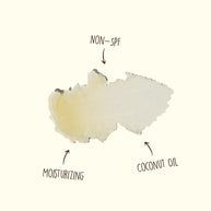 CocoBalm Lip Balm by Sun Bum in light cream showing moisturizing coconut oil blend with non-SPF hydrating formula for smooth lips