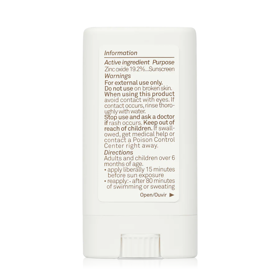 Mineral SPF 50 Sunscreen Face Stick by Sun Bum in white, lightweight zinc-based formula with broad spectrum protection for outdoor skin care