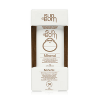 Mineral SPF 50 Sunscreen Face Stick by Sun Bum in white with zinc-based broad spectrum SPF, lightweight and water resistant for daily face protection