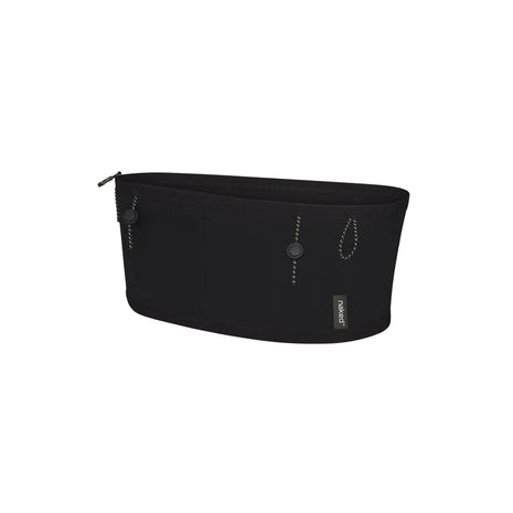 SL Running Band by Naked in black, lightweight waist belt for shorter distances like 5K and half marathons, designed for running and outdoor use