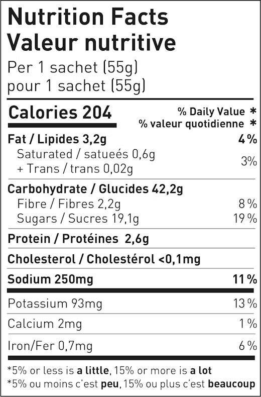 Solid C 160 by Maurten nutrition facts label showing calories, fat, carbohydrates, protein, and minerals for effective sports nutrition fuel