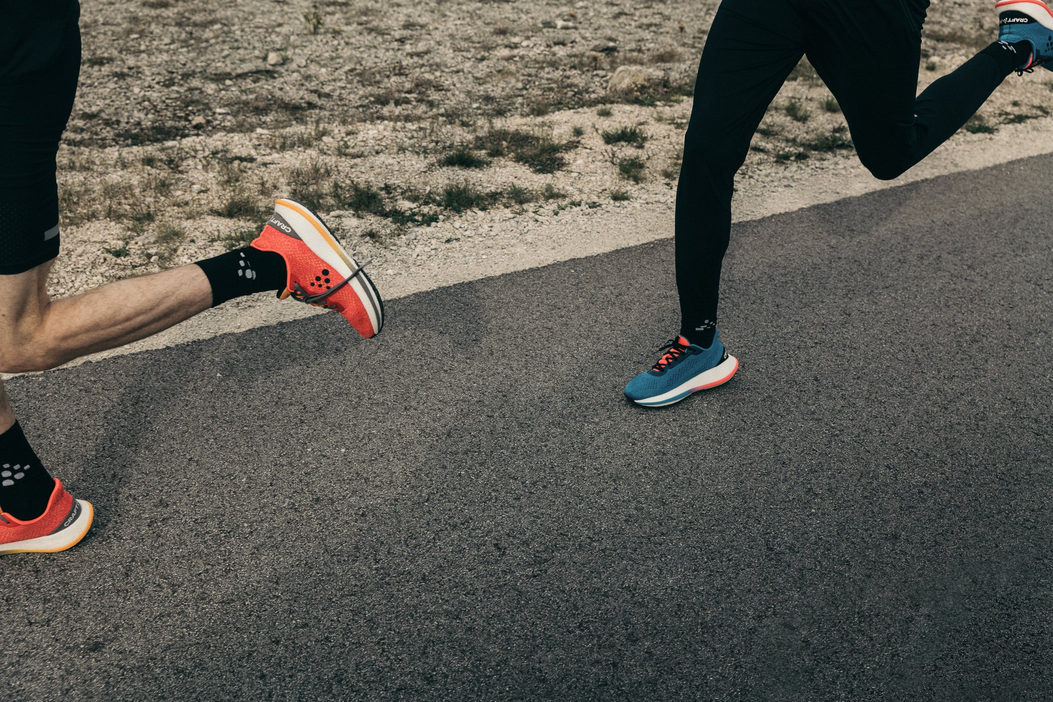 Pacer - Women by Craft in blue and pink, advanced performance running shoes with Px Foam midsole for stable, smooth, responsive ride