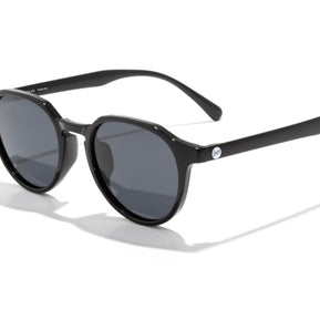 Vallarta by Sunski in black lightweight sunglasses with sculpted arms, designed for comfort and stylish outdoor wear
