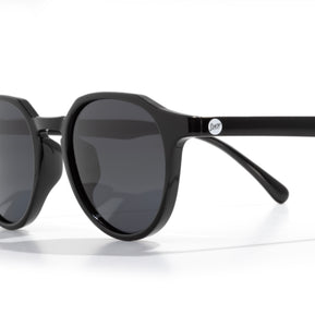 Vallarta by Sunski in black with sculpted lightweight arms, stylish unisex glasses perfect for all-day wearable comfort and daily use