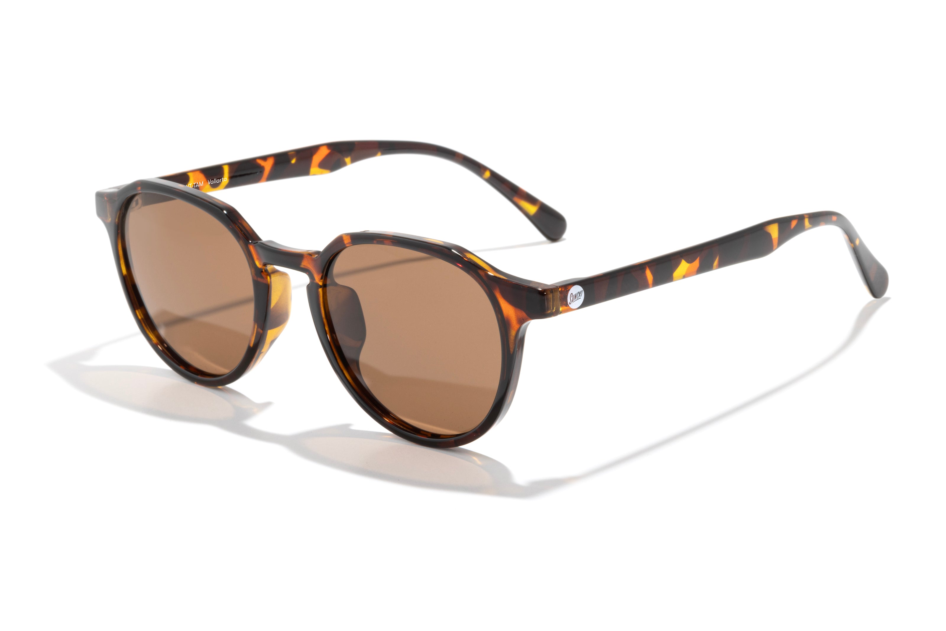 Vallarta by Sunski in tortoise with brown lenses, lightweight sculpted sunglasses ideal for stylish all-day wear and outdoor activities