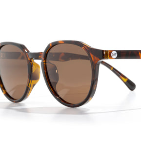 Vallarta by Sunski in tortoise shell with brown lenses, lightweight sculpted sunglasses for men and women, perfect for everyday wear and style