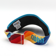 Visor by BOCO in multicolor with lightweight moisture-wicking fabric and inner sweatband ideal for keeping cool during running