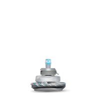 SkyFlask IT Speed 500 ml by Hydrapak in grey and blue insulated handheld bottle with IsoBound technology for colder hydration longer
