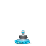 SkyFlask Speed by Hydrapak in blue and grey with thumb loop handheld hydration flask for runners and outdoor use