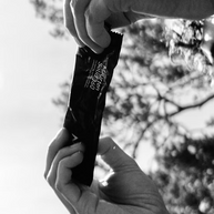 Solid 160 by Maurten in black packaging, energy bar designed for nutrition during transitions in running and training outdoors