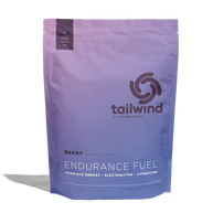 Endurance Fuel Non-Caffeinated 50-Serving Bag by Tailwind in purple berry flavor, hydration and electrolyte supplement for endurance running