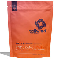 Endurance Fuel Caffeinated 30-Serving Bag by Tailwind in orange, tropical flavor with caffeine, electrolytes, hydration for endurance running