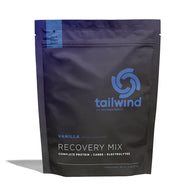 Recovery Mix 20-Serving Bag by Tailwind in dark blue, vanilla flavor with protein, carbs, electrolytes for post-run recovery