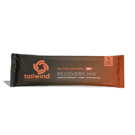 Recovery Mix 20-Serving Bag by Tailwind in black and orange, salted caramel flavor with protein, carbs, and electrolytes for post-run recovery