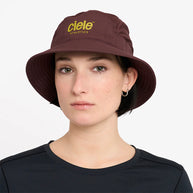 GOBucket-Comp-Athletics by Ciele in dark brown, lightweight bucket hat reworked for performance and comfort in running and outdoor use